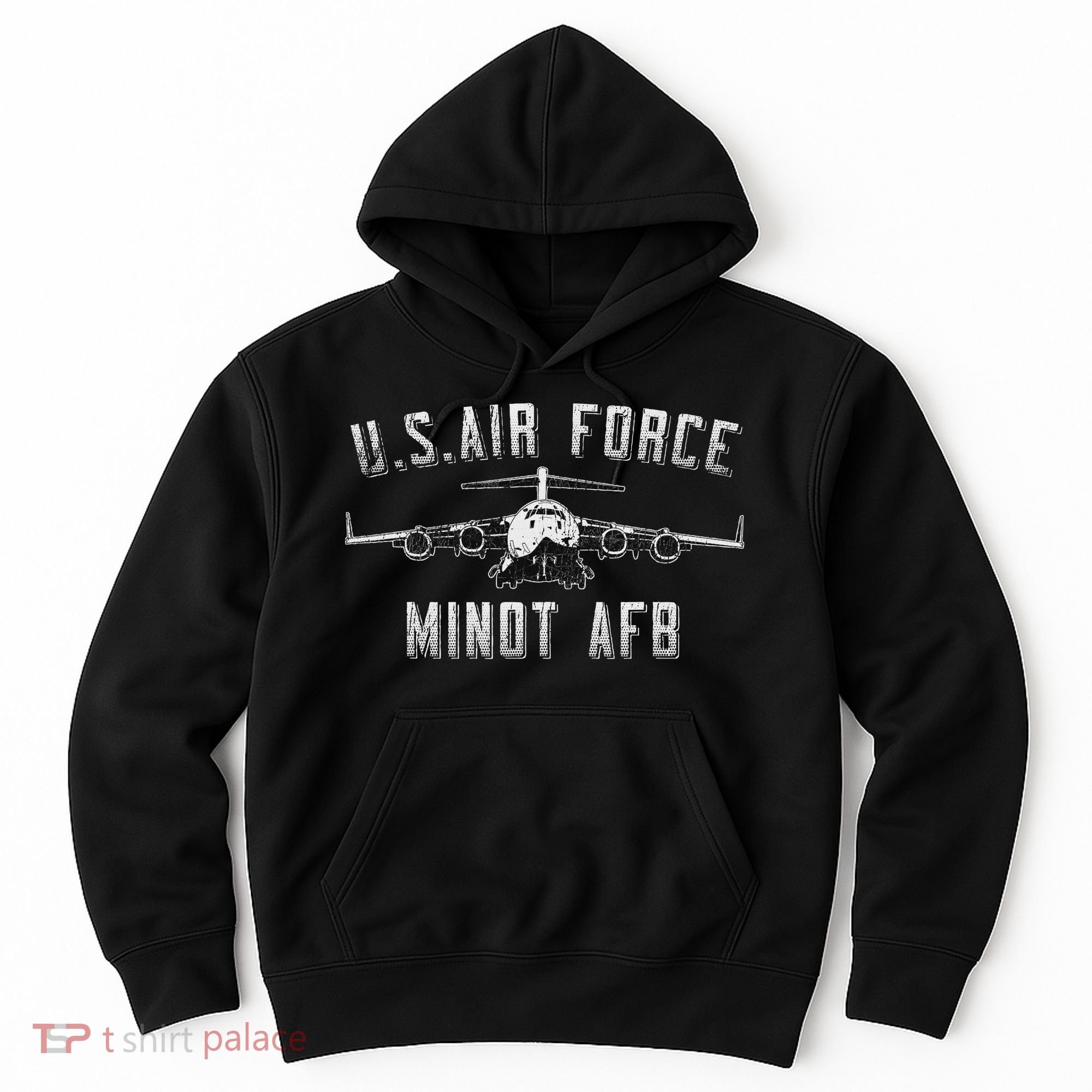 Minot Afb North Dakota Veteran Pride Hoodie