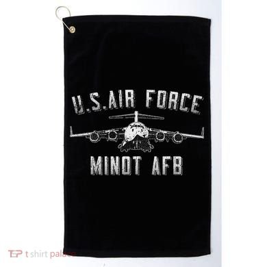 Minot Afb North Dakota Veteran Pride Golf Towel