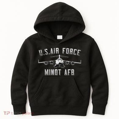 Minot Afb North Dakota Veteran Pride Kids Hoodie