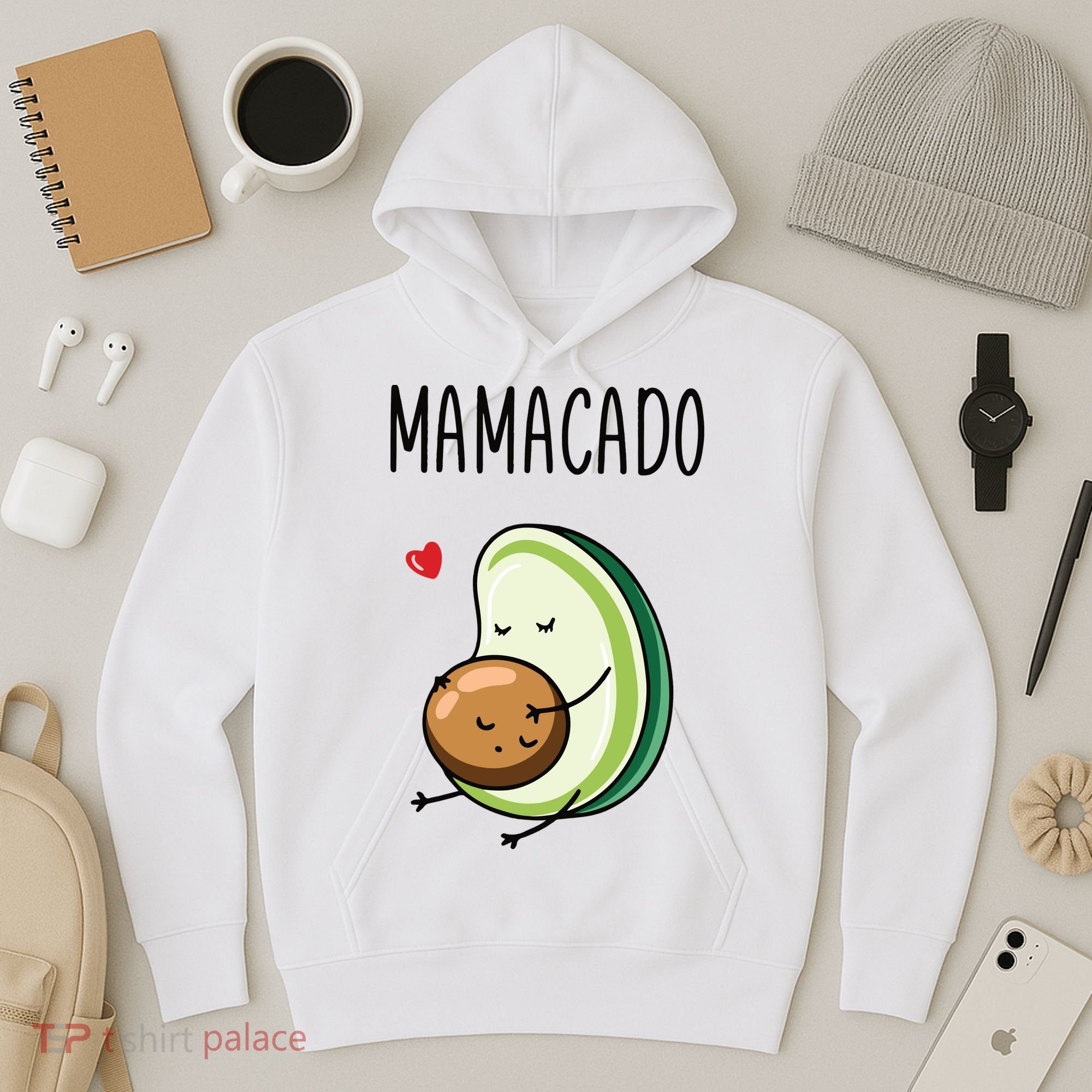 Mamacadobaby Announcement New Mom Hoodie
