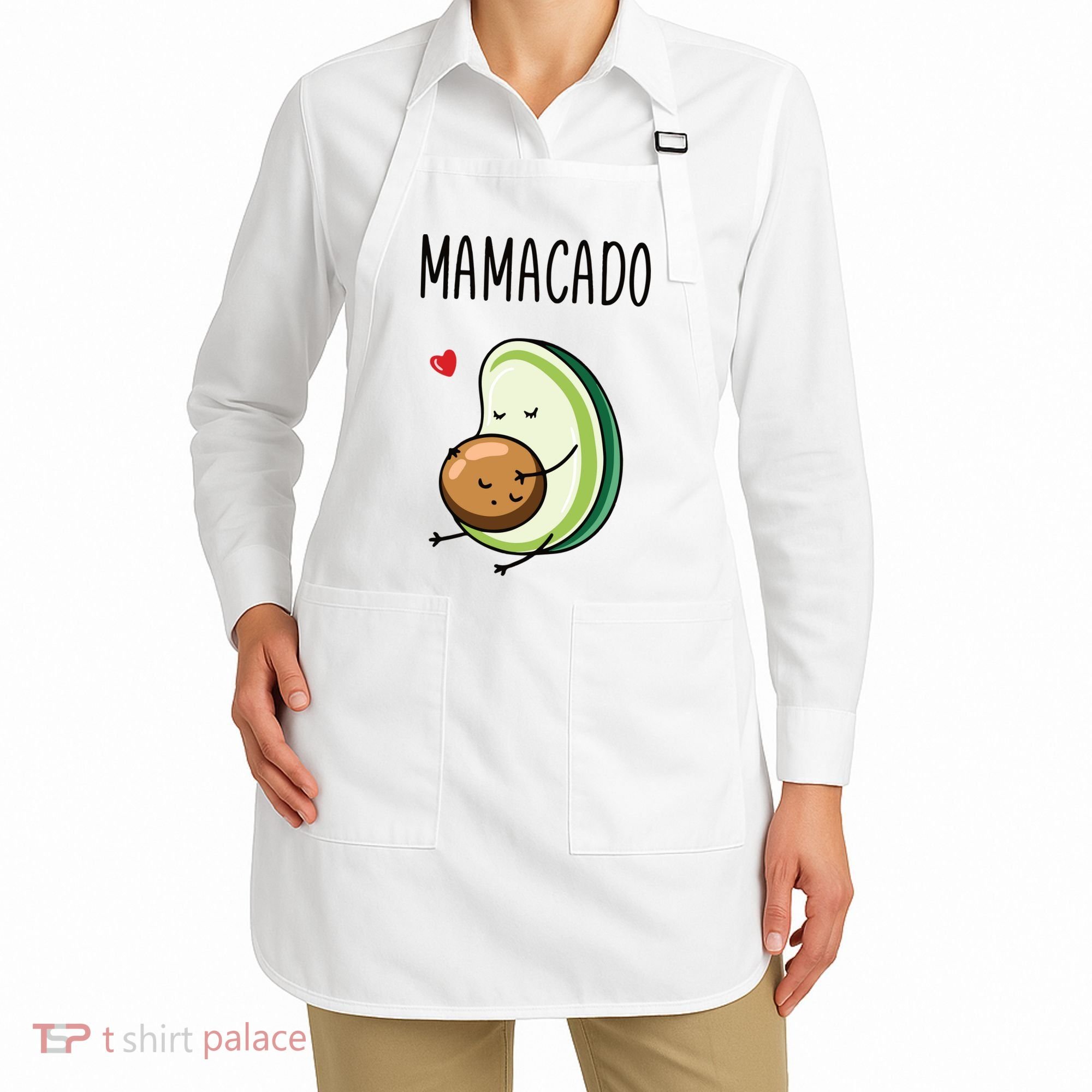 Mamacadobaby Announcement New Mom Apron