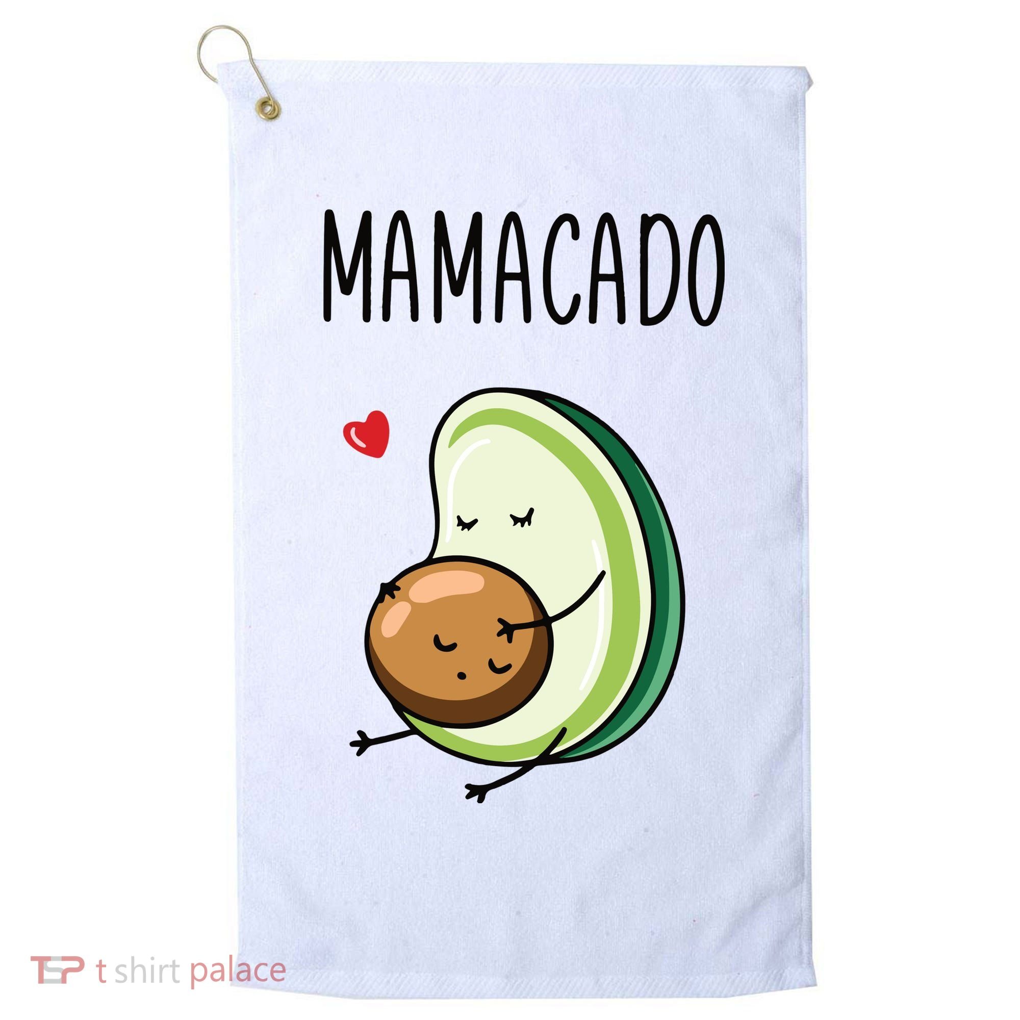 Mamacadobaby Announcement New Mom Golf Towel
