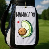 Mamacadobaby Announcement New Mom Golf Towel thumb 2