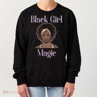 Melanin Afro Natural Hair Juneteenth Black Girl Magic Gift Women's Sweatshirt thumb 0