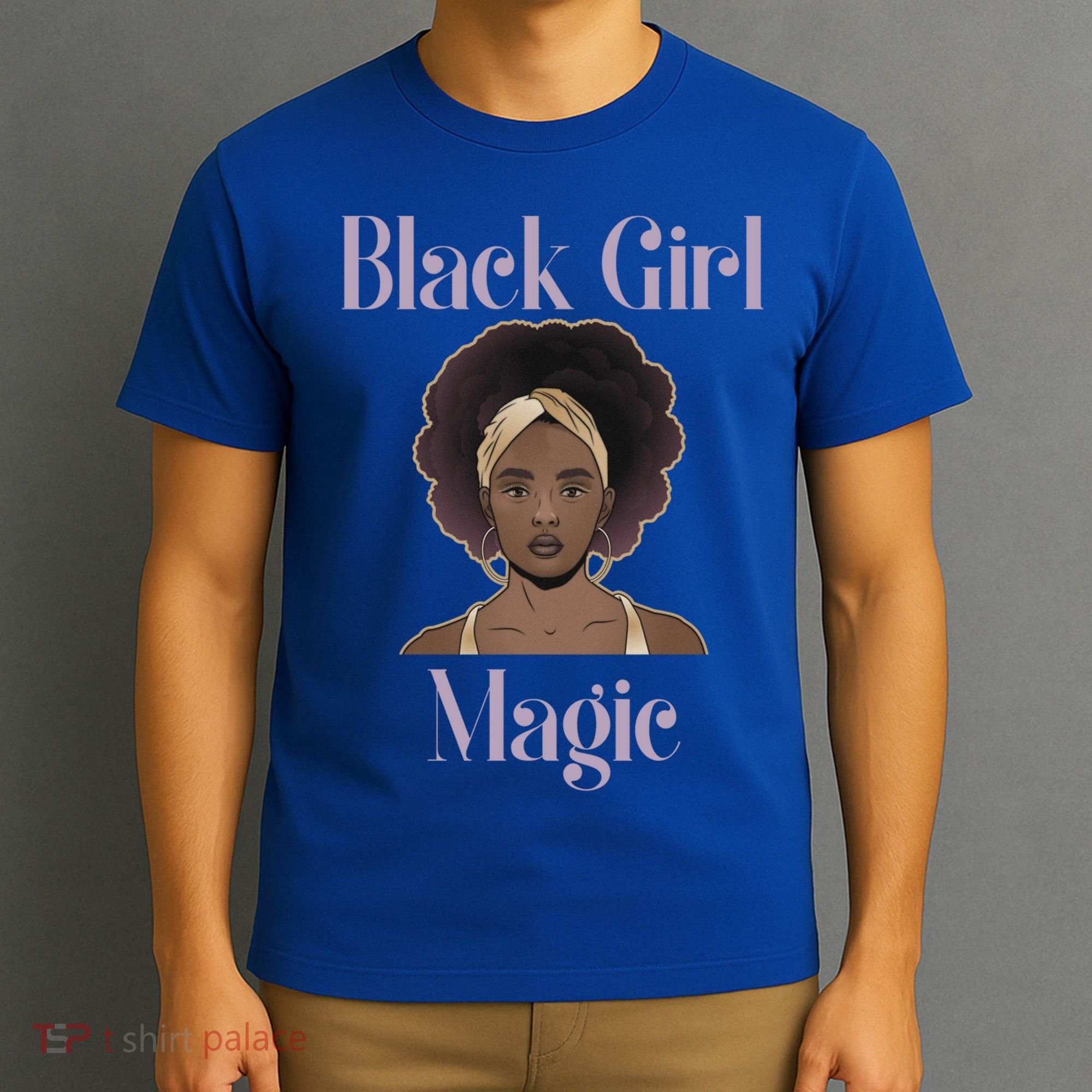 Melanin Afro Natural Hair Juneteenth Black Girl Magic Gift T-Shirt