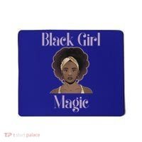 Melanin Afro Natural Hair Juneteenth Black Girl Magic Gift Mousepad thumb 0