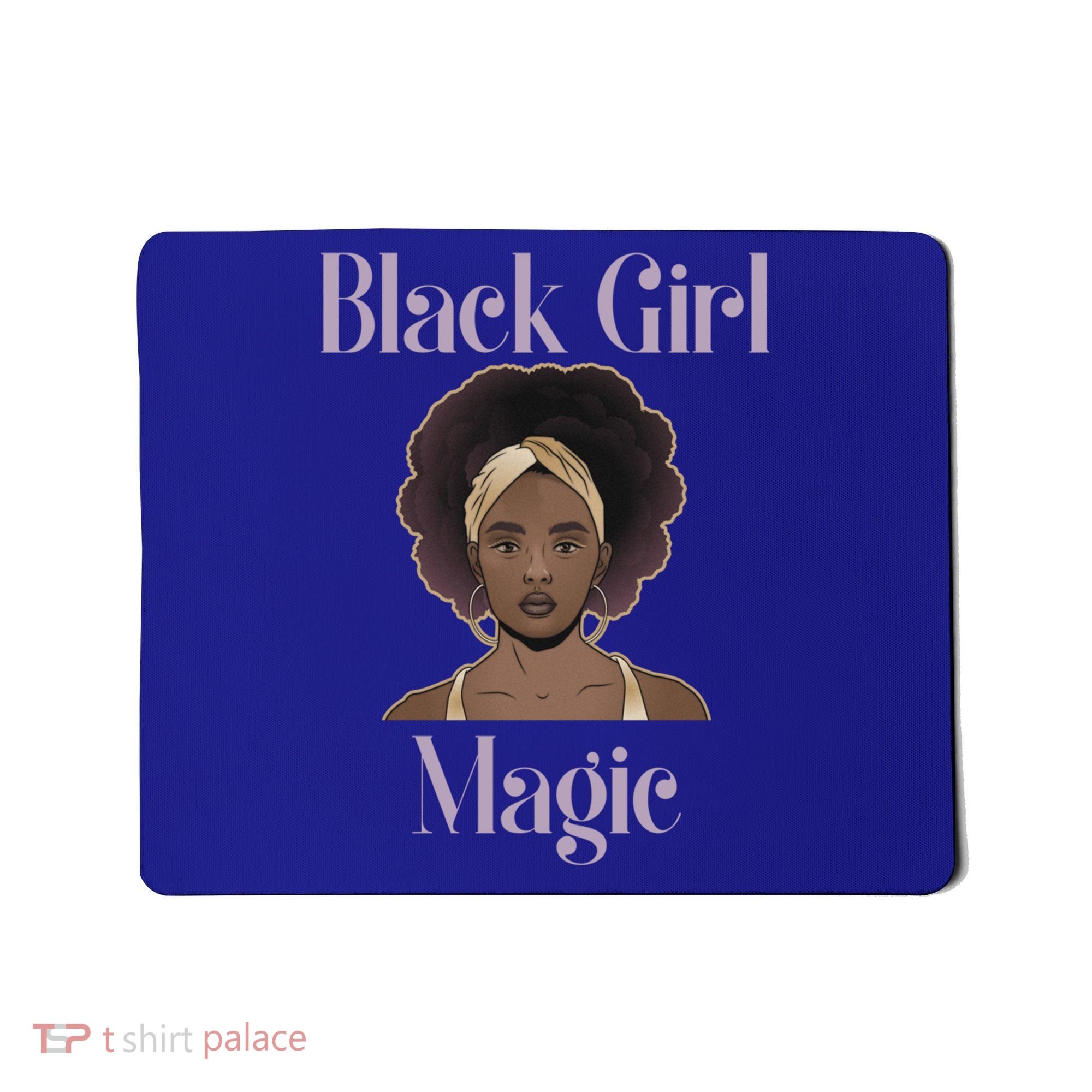 Melanin Afro Natural Hair Juneteenth Black Girl Magic Gift Mousepad