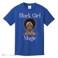Melanin Afro Natural Hair Juneteenth Black Girl Magic Gift Kids T-Shirt thumb 0
