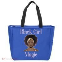 Melanin Afro Natural Hair Juneteenth Black Girl Magic Gift Tote Bag thumb 0