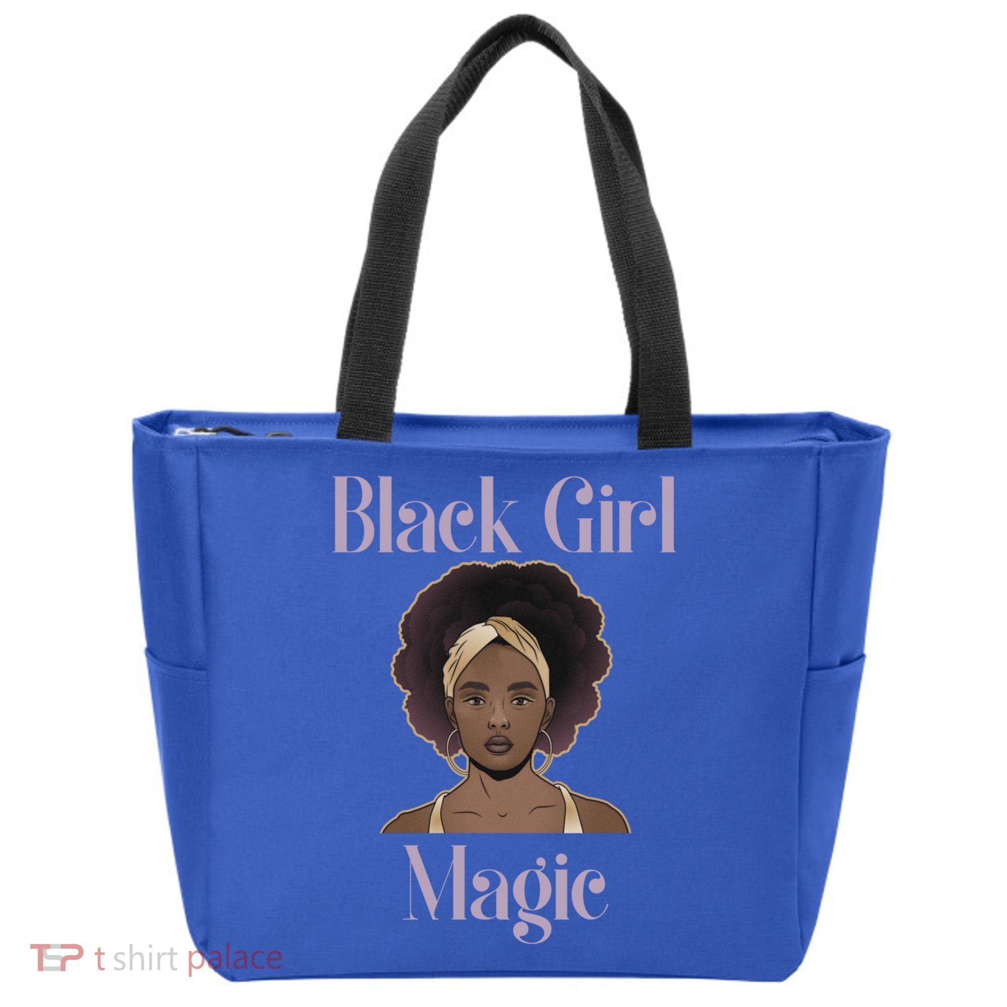 Melanin Afro Natural Hair Juneteenth Black Girl Magic Gift Tote Bag