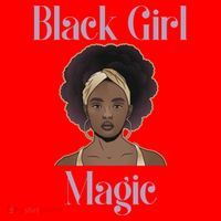 Melanin Afro Natural Hair Juneteenth Black Girl Magic Gift Santa Hat thumb 1
