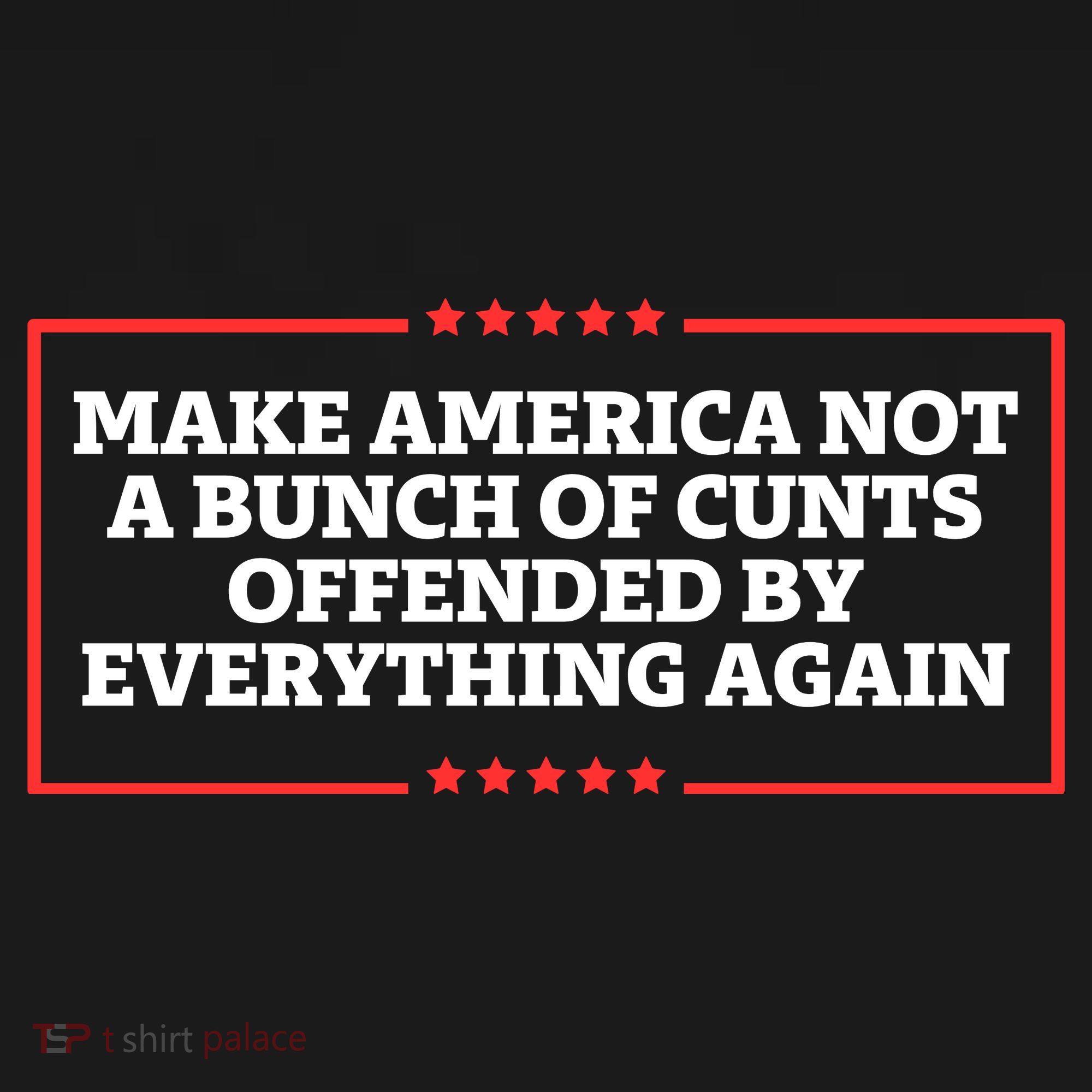 Make America Not A Bunch Of Cunts Offended By Everything Again Bucket Hat