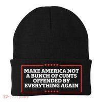 Make America Not A Bunch Of Cunts Offended By Everything Again Beanie thumb 0