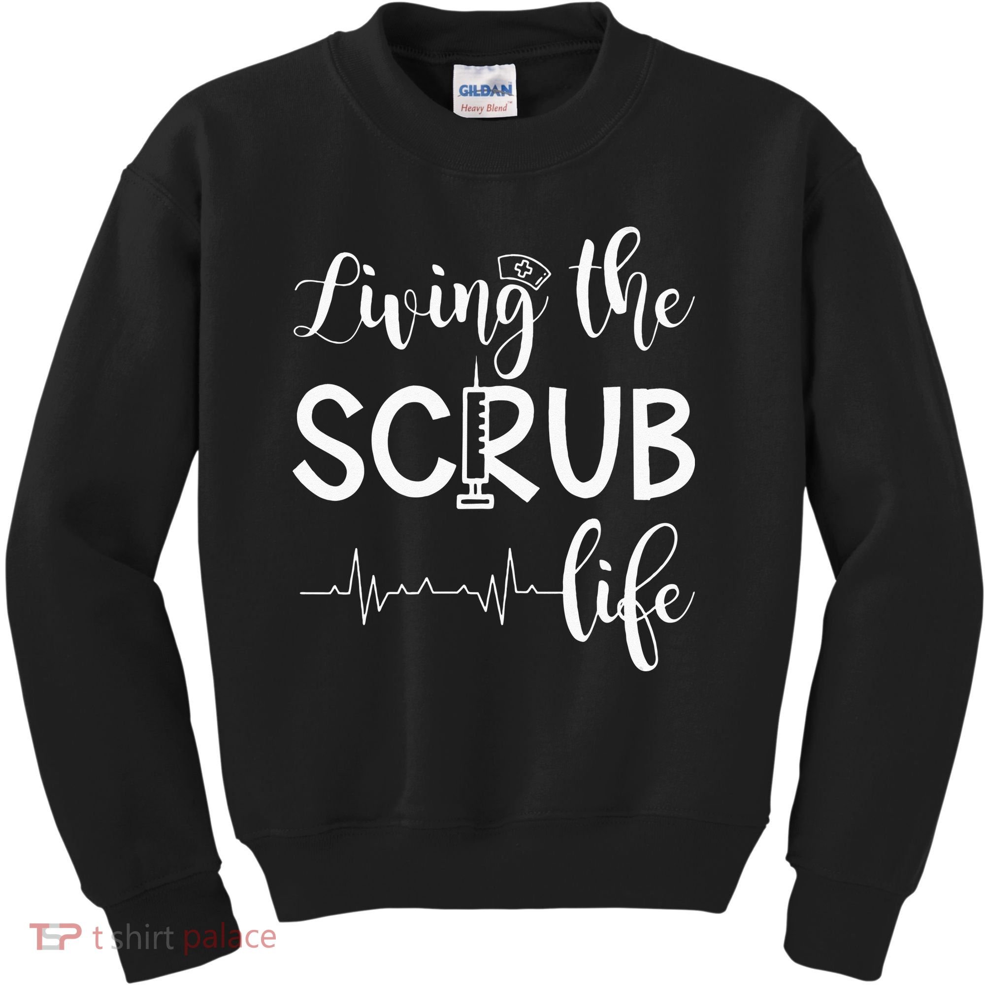 Medical Assistant Nursing Living The Scrub Life Kids Sweatshirt