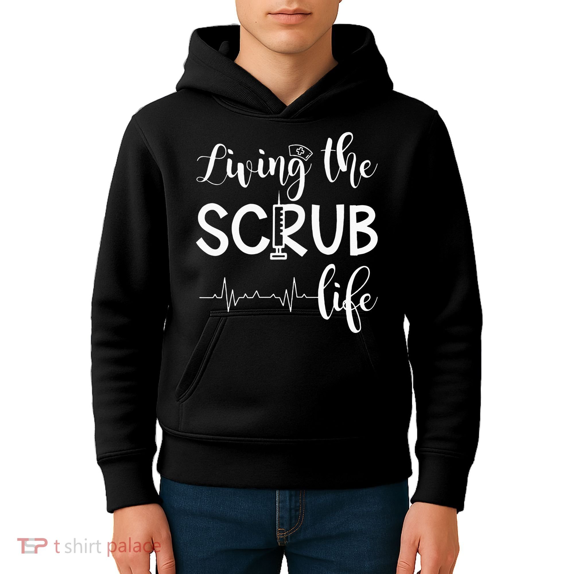 Medical Assistant Nursing Living The Scrub Life Kids Hoodie