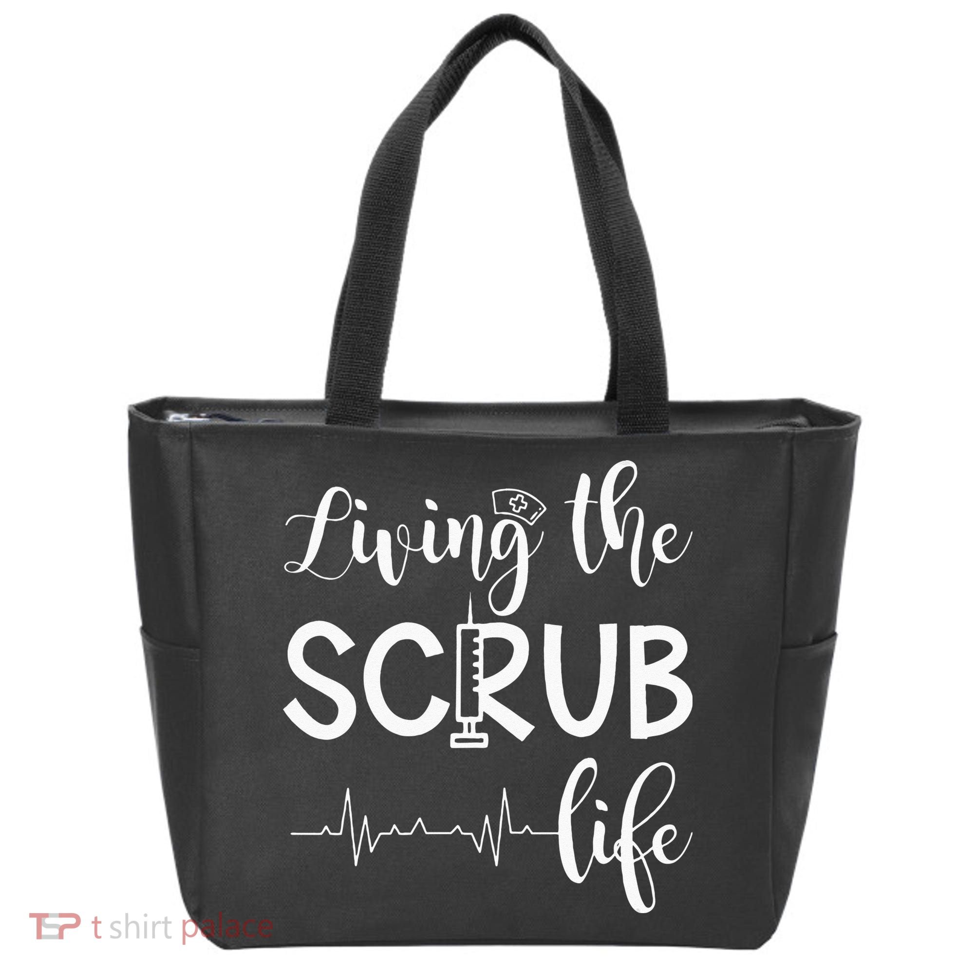 Medical Assistant Nursing Living The Scrub Life Tote Bag