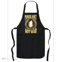 Make Art Not War Cameo Portrait Apron thumb 0