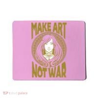 Make Art Not War Cameo Portrait Mousepad thumb 0