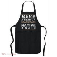 Make America Native Again Support American Indians Apron thumb 0