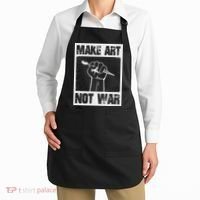 Make Art Not War Apron thumb 2