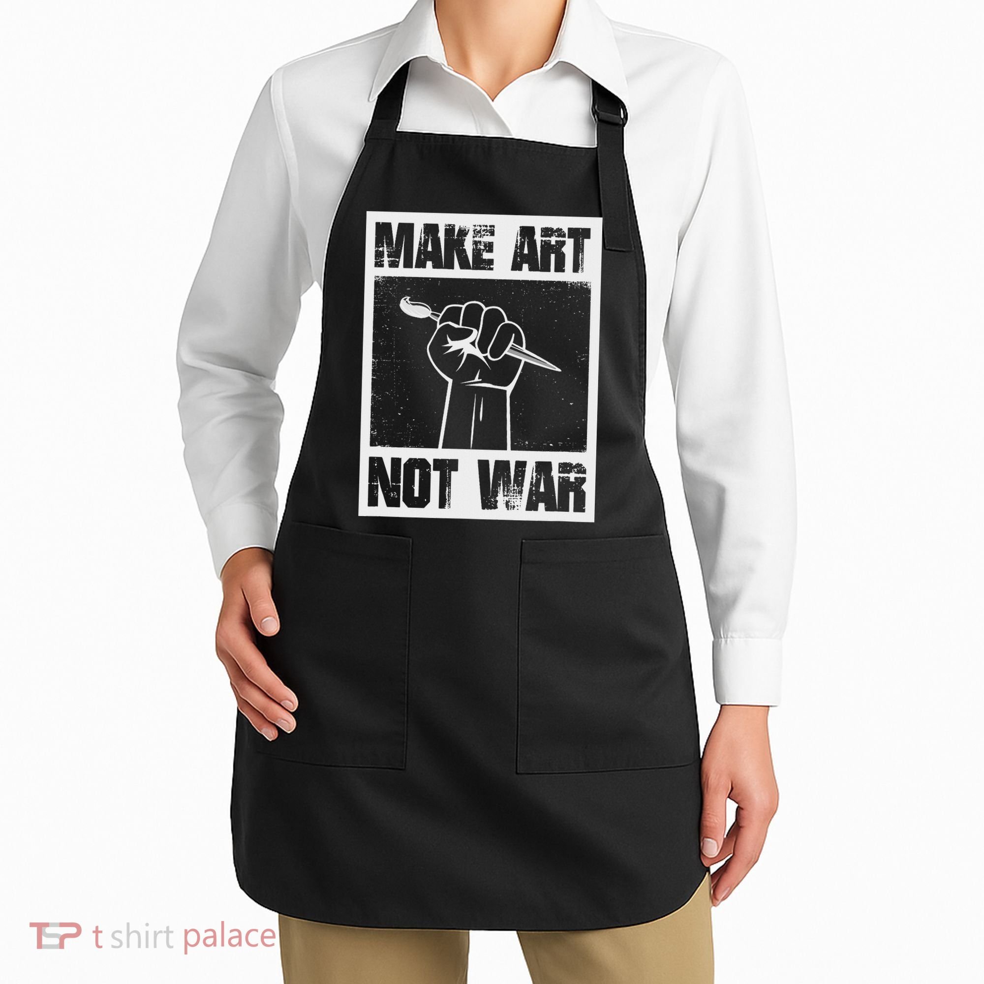 Make Art Not War Apron