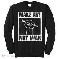 Make Art Not War Sweatshirt thumb 0