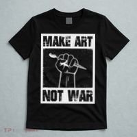 Make Art Not War T-Shirt thumb 5