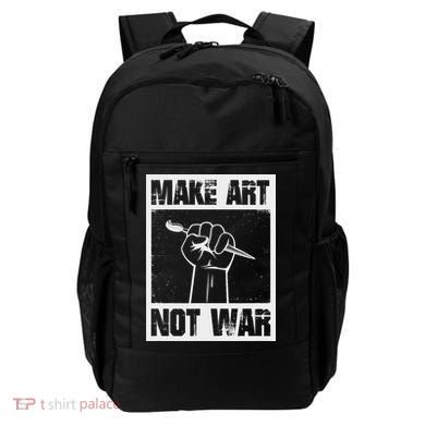 Make Art Not War Backpack