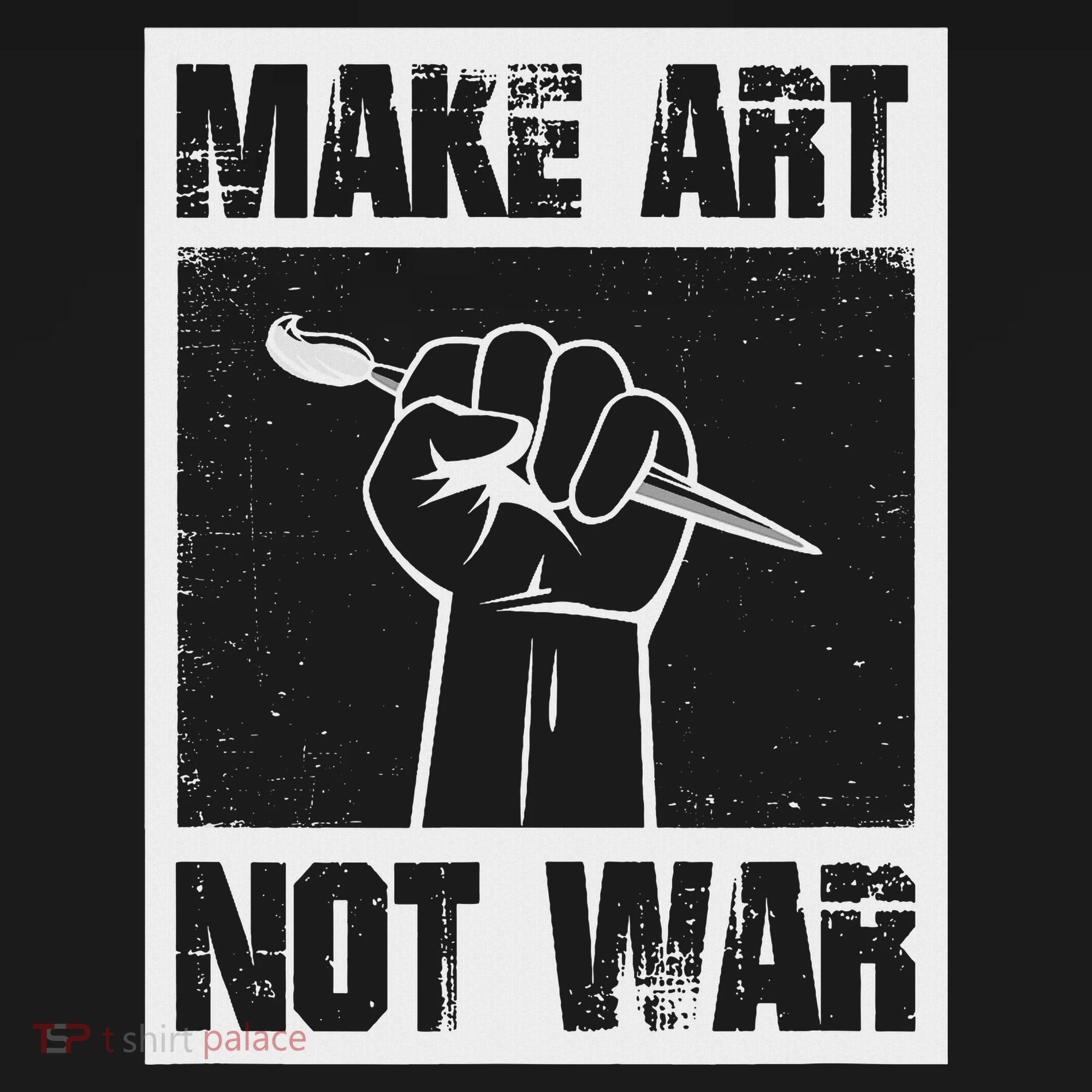Make Art Not War Coaster
