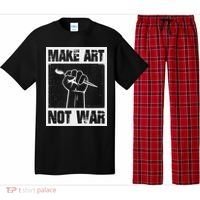 Make Art Not War Pajama Set thumb 0