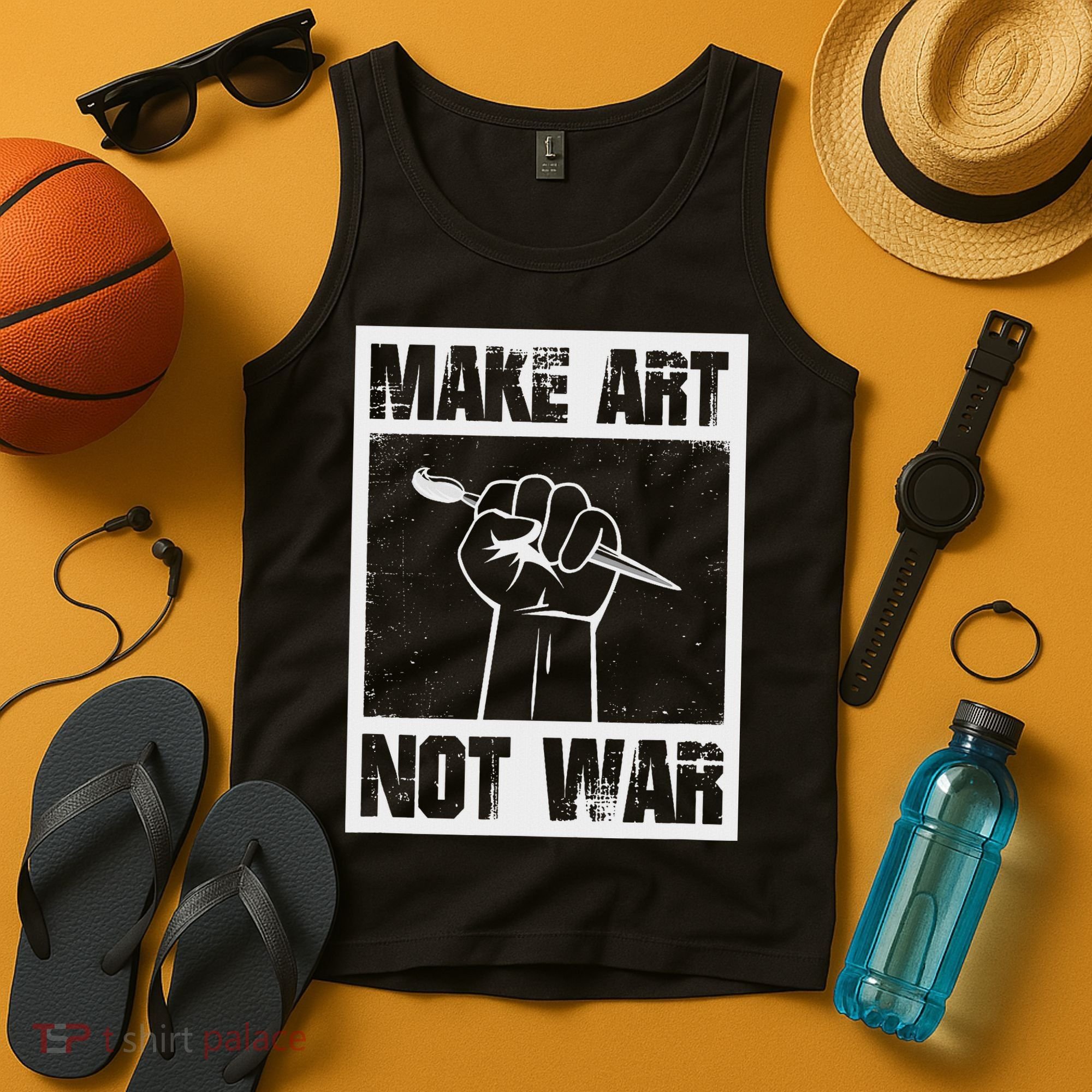 Make Art Not War Tank Top
