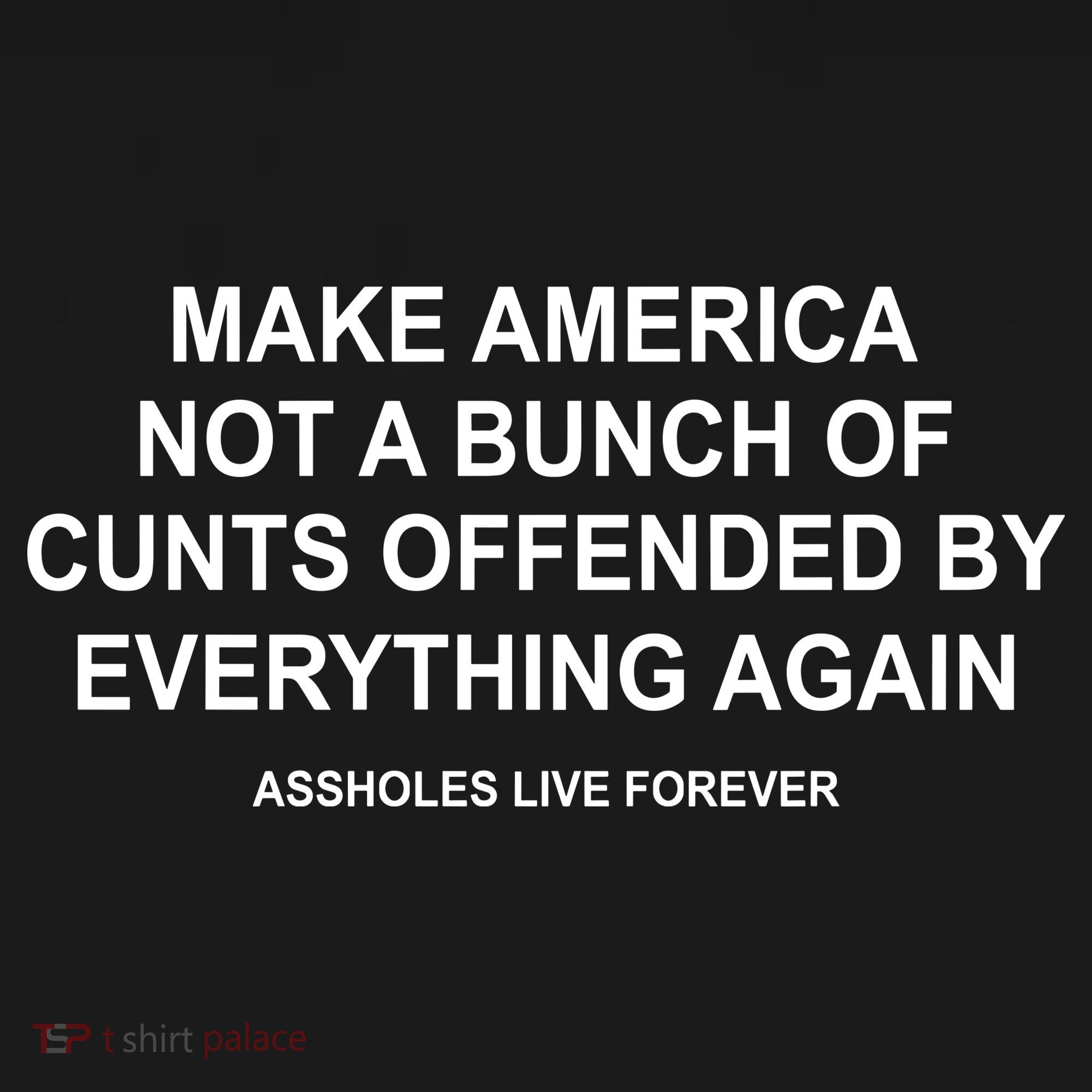 Make America Not A Bunch Of Cunts Offended By Everything Again Tote Bag