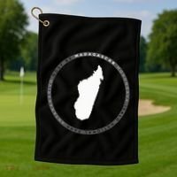 Madagascar Antananarivo Nosy Be Isalo Graphic Golf Towel thumb 1