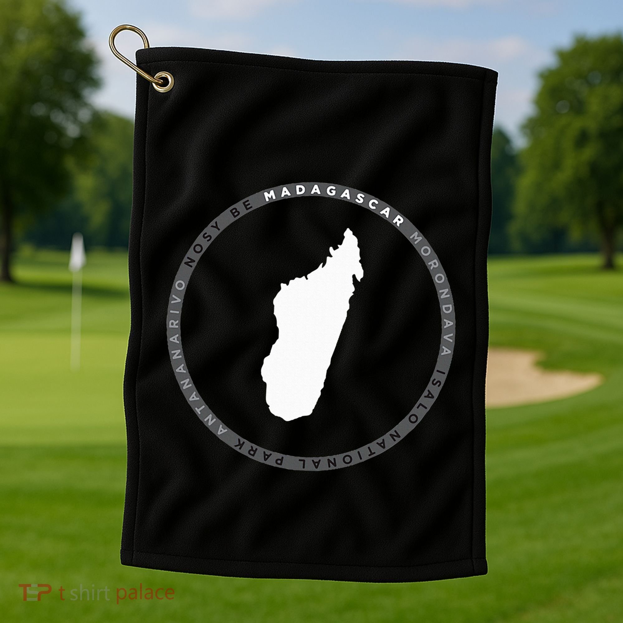 Madagascar Antananarivo Nosy Be Isalo Graphic Golf Towel