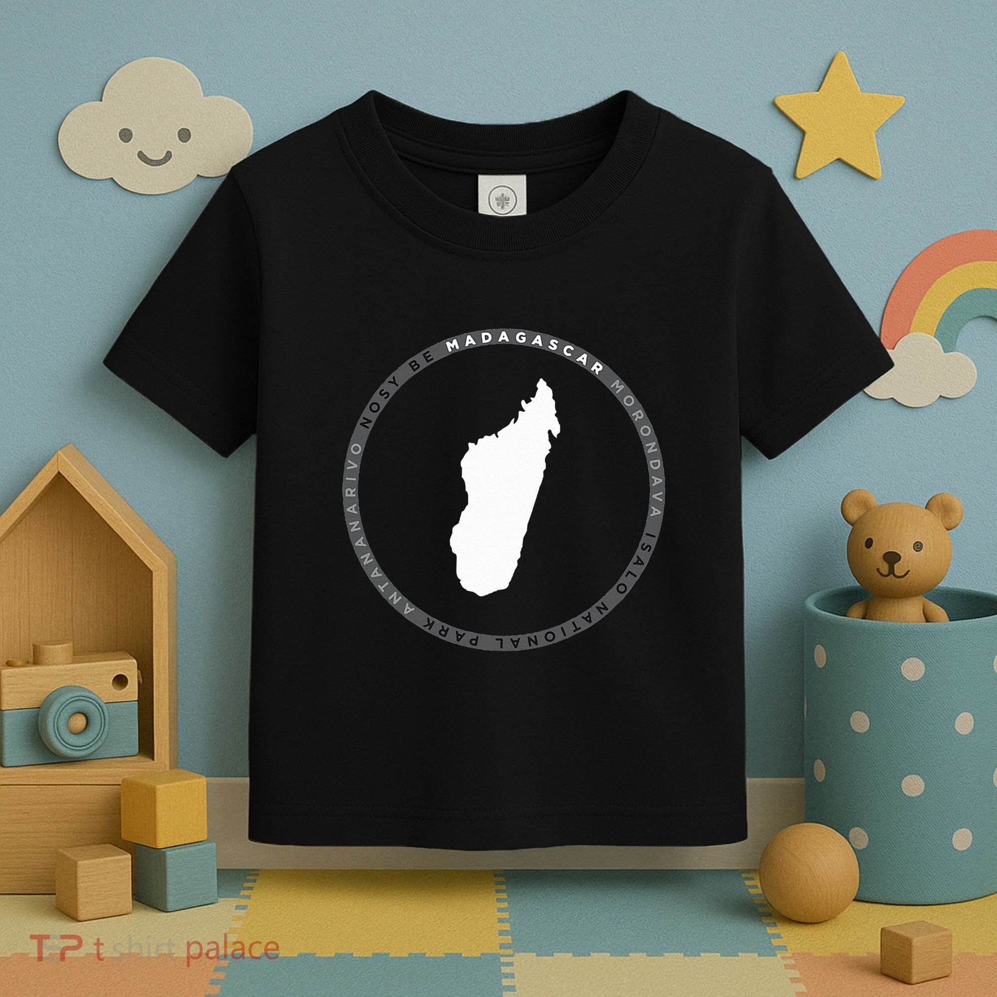 Madagascar Antananarivo Nosy Be Isalo Graphic Toddler T-Shirt