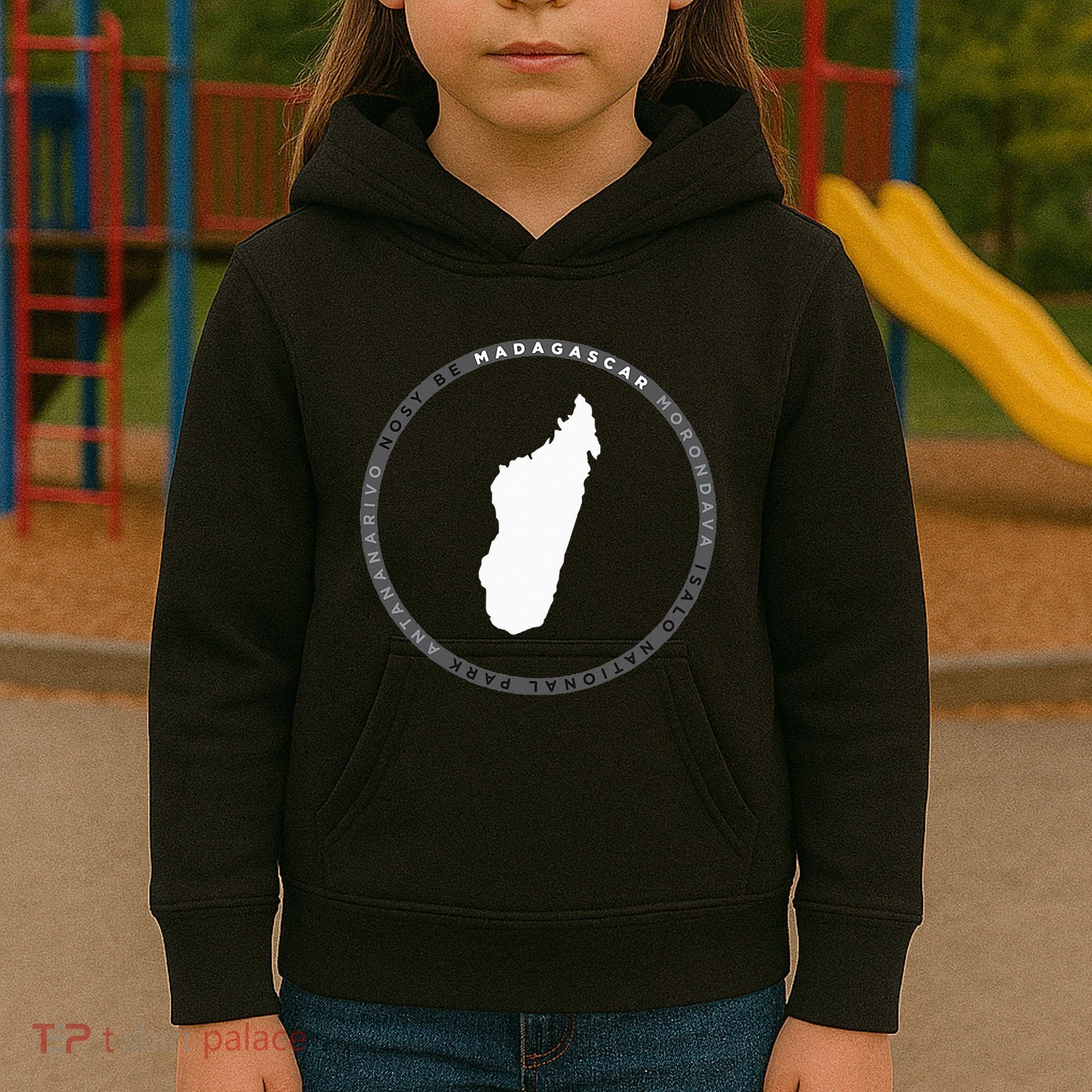 Madagascar Antananarivo Nosy Be Isalo Graphic Kids Hoodie
