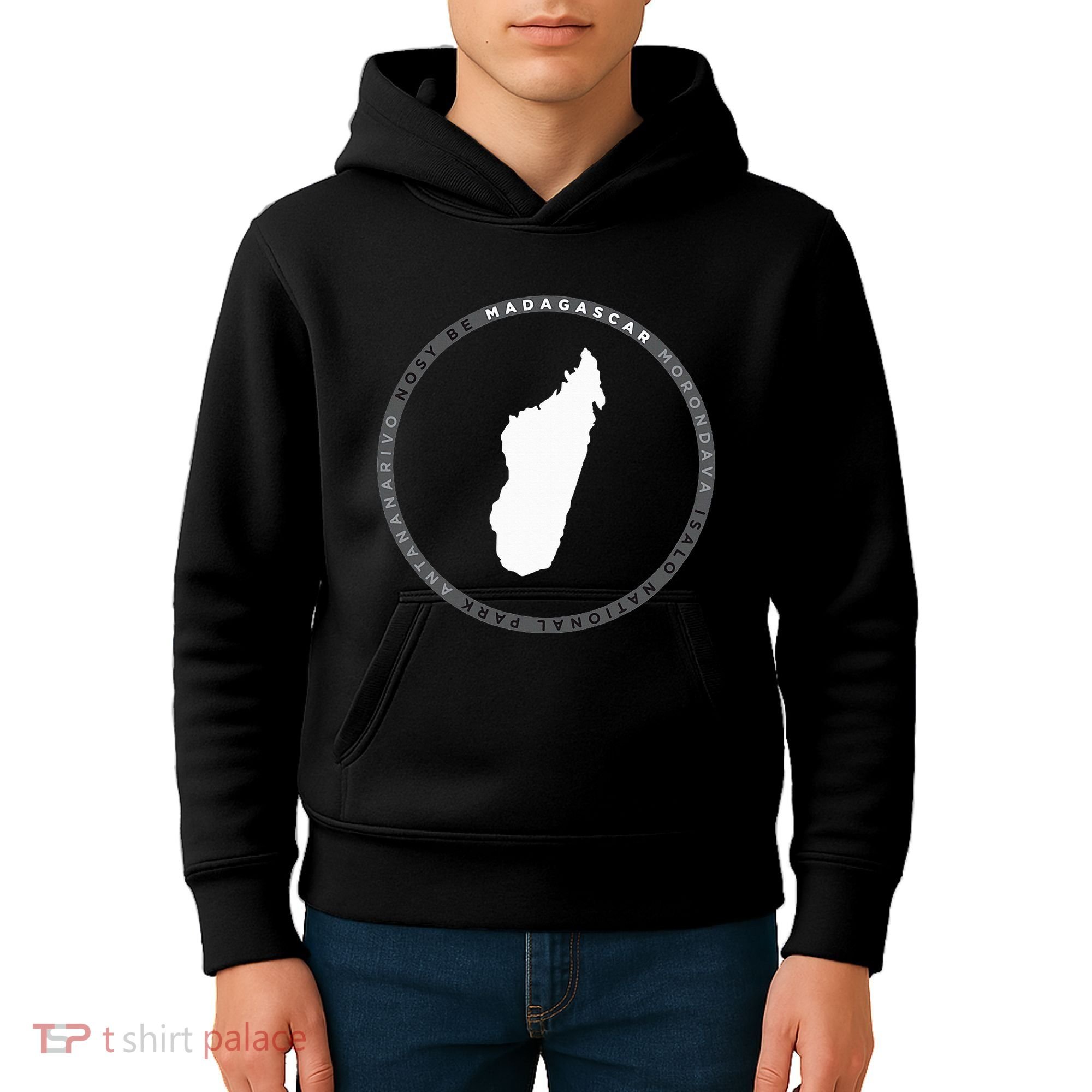 Madagascar Antananarivo Nosy Be Isalo Graphic Kids Hoodie