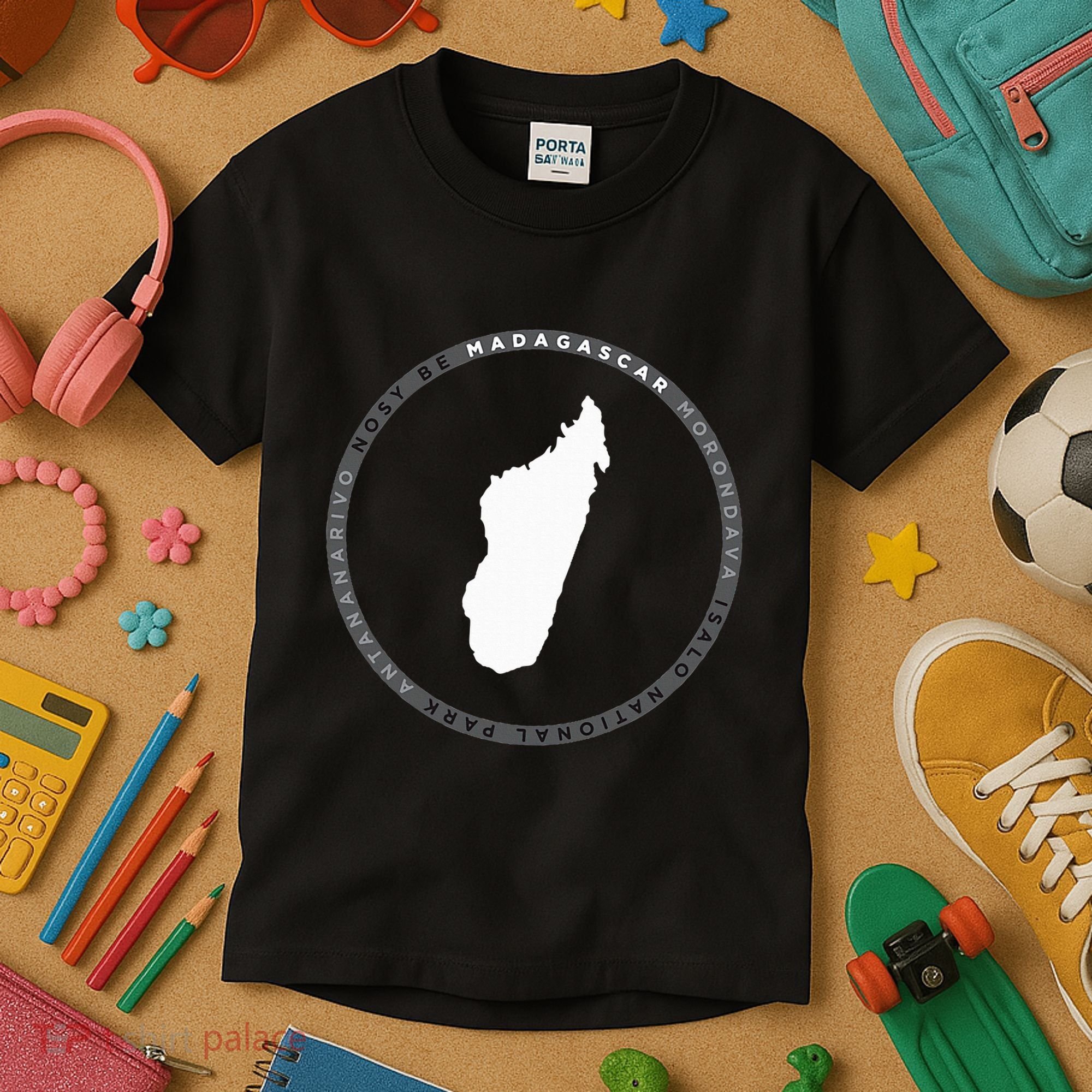 Madagascar Antananarivo Nosy Be Isalo Graphic Kids T-Shirt