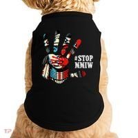 MMIW Awareness Native American Stop MMIW  Doggie Tank thumb 0