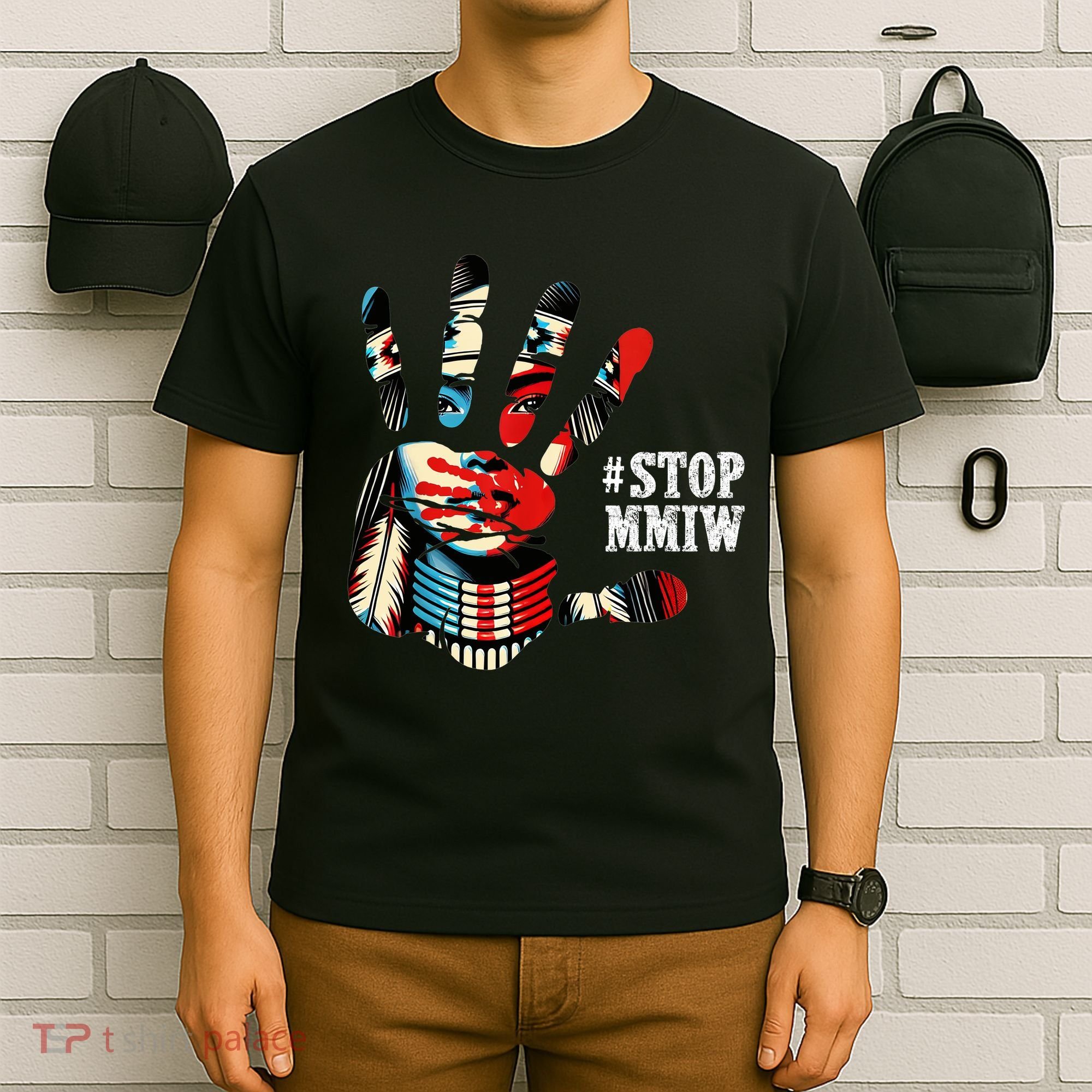 MMIW Awareness Native American Stop MMIW  T-Shirt