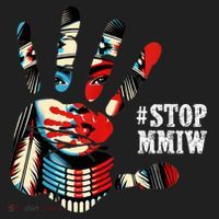 MMIW Awareness Native American Stop MMIW  Beanie thumb 2
