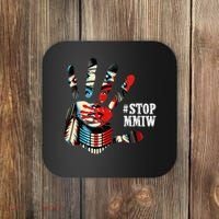 MMIW Awareness Native American Stop MMIW  Coaster thumb 0