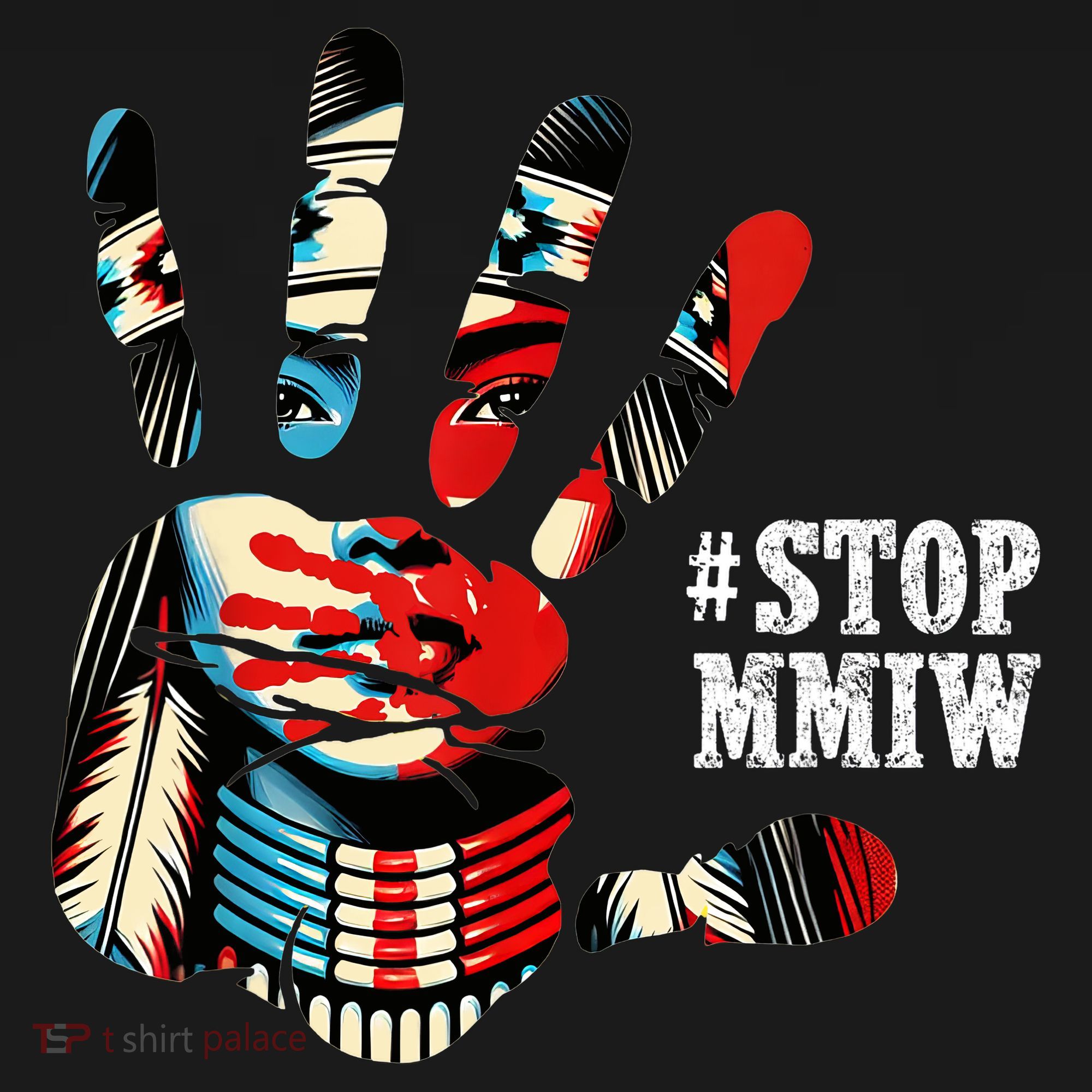 MMIW Awareness Native American Stop MMIW  Women's Tank Top