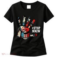 MMIW Awareness Native American Stop MMIW  Women's T-Shirt thumb 0