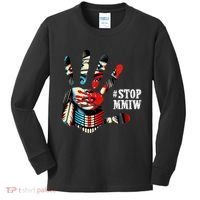 MMIW Awareness Native American Stop MMIW  Kids Long Sleeve Shirt thumb 0