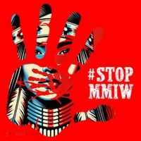 MMIW Awareness Native American Stop MMIW  Santa Hat thumb 1