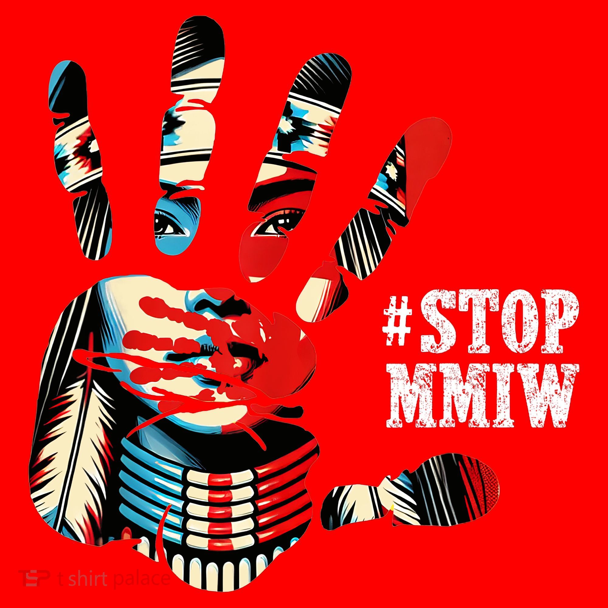 MMIW Awareness Native American Stop MMIW  Santa Hat