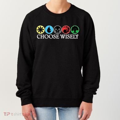 Mana Symbols Gathering Magic Choose Wisely  Women's Sweatshirt