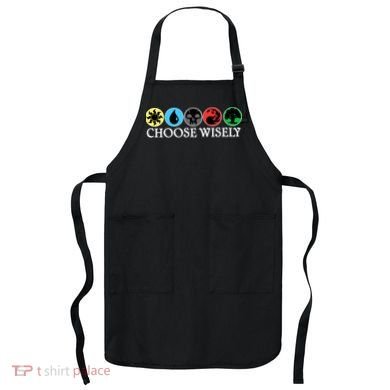 Mana Symbols Gathering Magic Choose Wisely  Apron