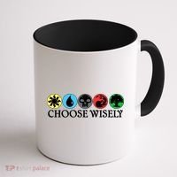 Mana Symbols Gathering Magic Choose Wisely  Coffee Mug thumb 1